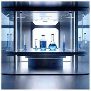 (futuristic:1.11) Research Laboratory With Image, There