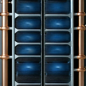 Tech Landscape Photography: Close-up of cooling system