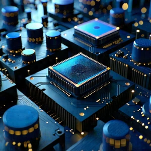 Close-up Of Sensor Array With Image, There