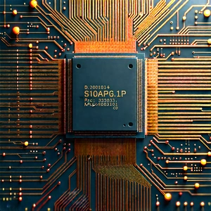Microchip with (digital:1.31) particles