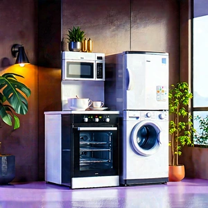 Innovative Smart Appliance Design With Kitchen White