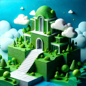 Cloud Computing Visualization With Image, There