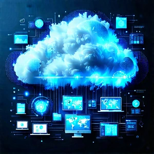 (cloud:1.5) Computing Visualization With Cloud Shown