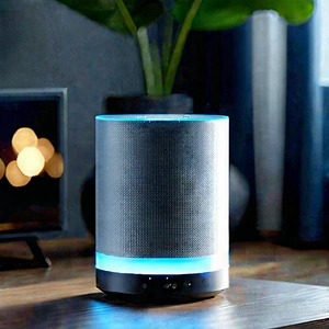 Smart Home Device With Streaming Content With Small, Modern-looking