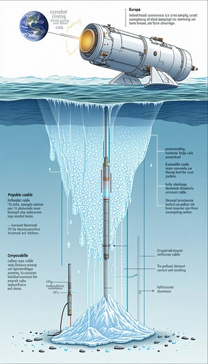The Image Is A Diagram Showing The Process Of How A Ship Is Connected To A Submerged Cable