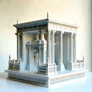 3d Printer With Laser Scanning With White Model