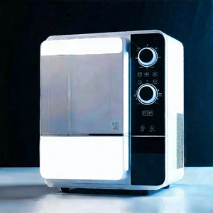 Innovative Smart Appliance Design With White Microwave
