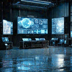 Entertainment Technology In Manufacturing Facility With Image, There