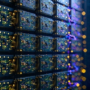 Close-up Of Sensor Array With Image, There