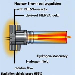 The Image Is A Diagram Showing The Process Of Nuclear Thermonuclear Propulsion