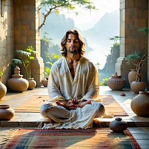 Lifestyle Architectural Photography: Parent enjoying meditation