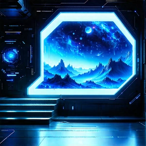 Futuristic Tech Startup Office With Image, There