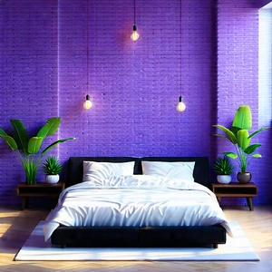 Lifestyle Product Photography: Bedroom sanctuary with plants and natural elements