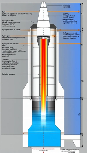A Diagram Is Shown Of A Rocket Engine, With A Focus On The Combustion Chamber