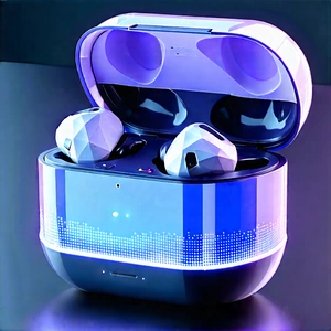 Wireless earbuds with holographic display