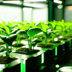 Agricultural Technology In Tech Office With Image, There