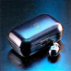 Wireless Earbuds With User Interface With Small, Rectangular