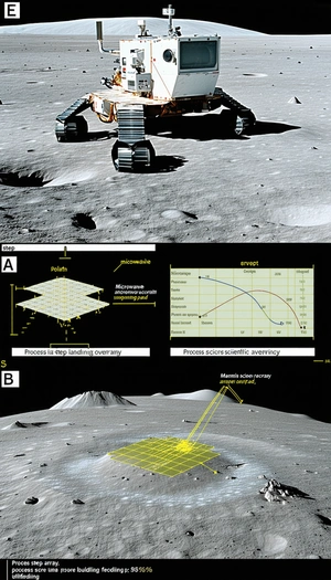 The Image Is A Diagram Showing The Process Of A Spacecraft Landing On A Planet