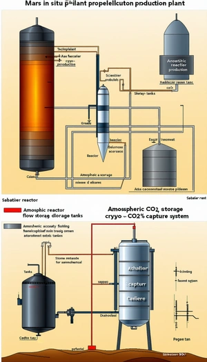 A Diagram Of A Chemical Plant, Specifically Focusing On The Process Of Producing Ammonia