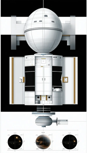 model space station