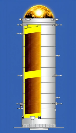A Large, Tall Structure Is Shown In The Image