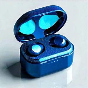 Wireless earbuds with data visualization