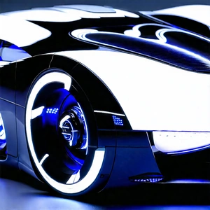 Innovative Electric Vehicle Design With Futuristic Shown