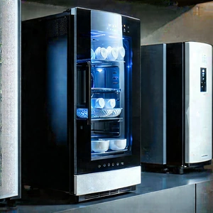 Innovative Smart Appliance Design With Black Silver