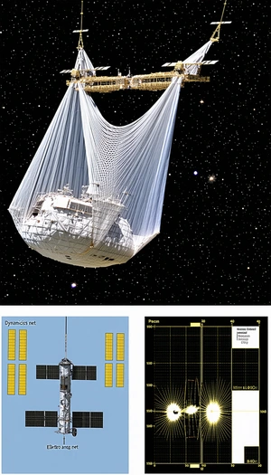 A Spacecraft With A Large Dome-shaped Structure On Top Of It