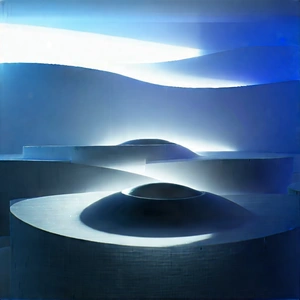 Conceptual Representation Of Simplicity With Large, Curved
