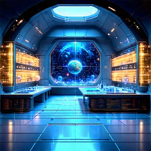 (futuristic:1.5) Research Laboratory With Futuristic Setting,