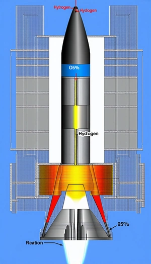 A Large, Cylindrical Structure With A Yellow Light At The Bottom