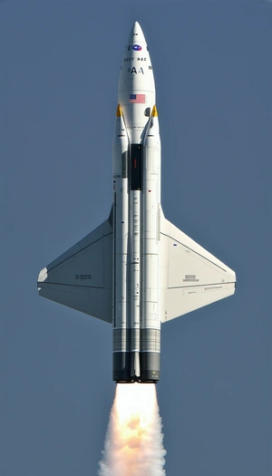 A White And Black Jet Is Flying Through The Sky