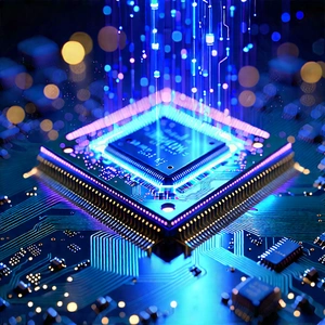 Microchip with holographic projection