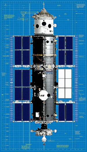 A Space Shuttle Is Shown In A Close-up View, With Its Various Components Clearly Visible