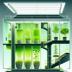 A Large, Modern Building With A Unique Design