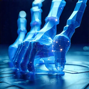Innovative Medical Technology Design With Blue Giraffe
