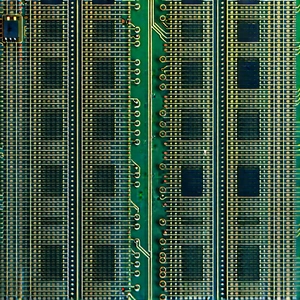 Close-up of sensor array