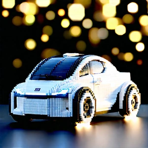 Innovative Electric Vehicle (design:1.21) With White Shown