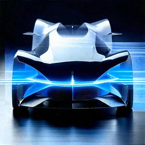 Innovative Electric Vehicle Design With Futuristic Displayed