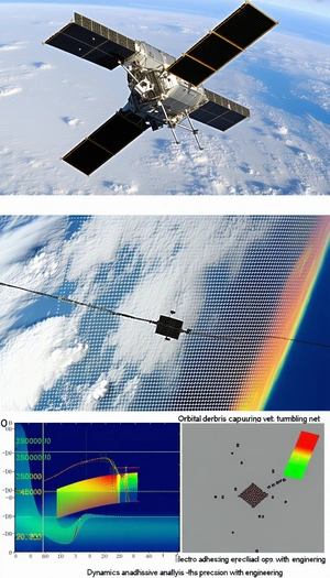 A Satellite In Space, Which Is Captured In A Close-up View