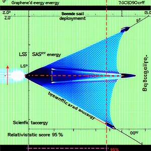 A Graph With A Blue Line That Represents A Spacecraft