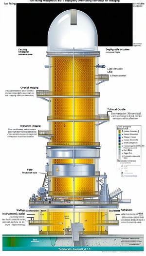 A Large Yellow Tower Is Shown In A Diagram, With A Detailed Description Of Its Various Parts