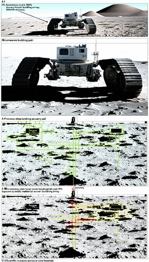 A Robotic Vehicle, Possibly A Rover, On A Rocky Surface
