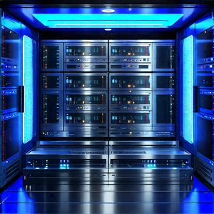 (futuristic:1.23) server room