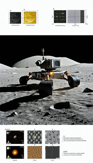A Robotic Vehicle, Possibly A Rover, Parked On A Rocky Surface