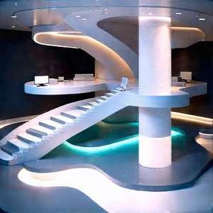 (futuristic:1.31) Tech Startup Office With Large, Modern