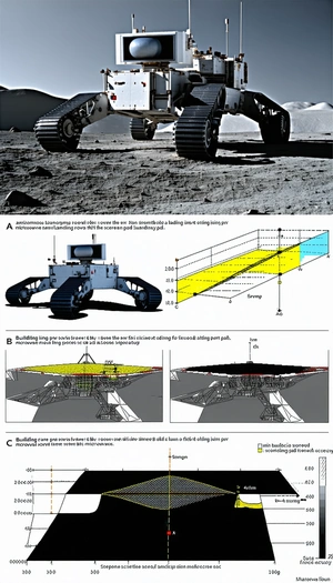 The Image Is A Diagram Showing The Construction Of A Spacecraft