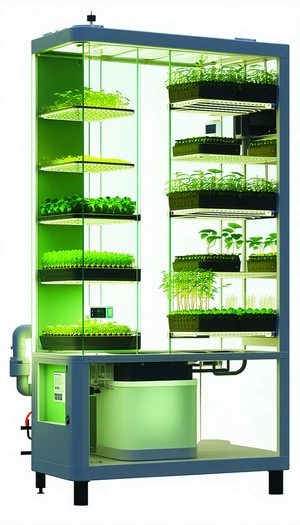 A Large Greenhouse Filled With Various Plants