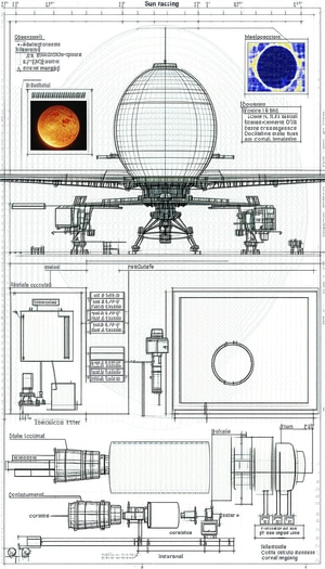The Image Is A Detailed Drawing Of A Space Shuttle, Showcasing Its Various Components